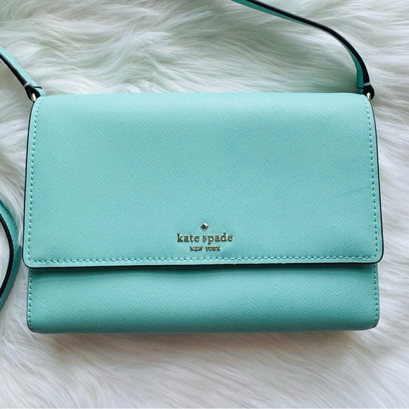 Kate Spade Cove Street Dody Crossbody  in Aqua Bloom - Picture 2 of 11